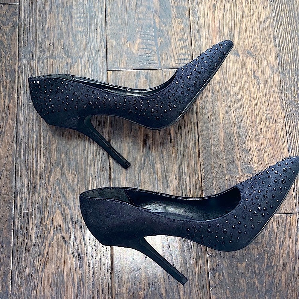 Call it spring black heels